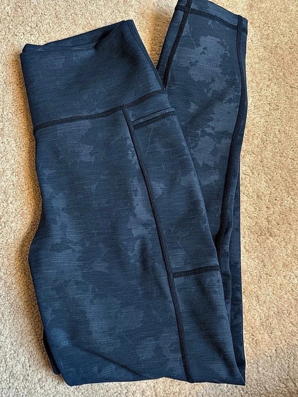 Sweaty Betty The Super Sculpt 7/8 Length Yoga Leggings 7/8 Leggings Blue Small